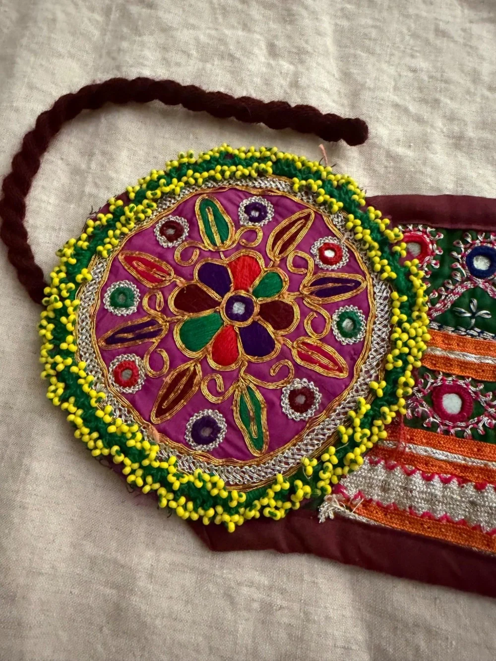 Unique Kuchi Tribal Fusion Beaded Belt